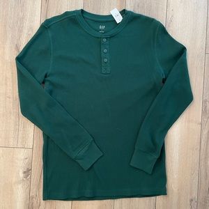 Gap Waffle Knit Henley